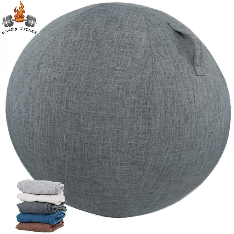 55-75 cm Yoga Ball Protective Cover Gym Workout Balance Ball Cover for Yoga Pilates Sitting Ball Dustproof Protector Slipcover