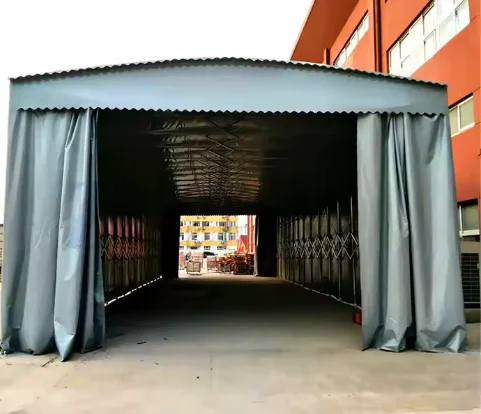 XZ OEM ODM luxury garage outdoor folding large canopy and wholesale mobile foldable pull push car awning tent garages, canopies