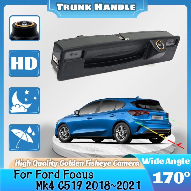 フォード-フォーカス-mk4-c519-2018-2019-2020-2021用-1080p-フルhd-トランクハンドルカメラ-ccdナイトビジョンバックアップリバースリアビューカメラ