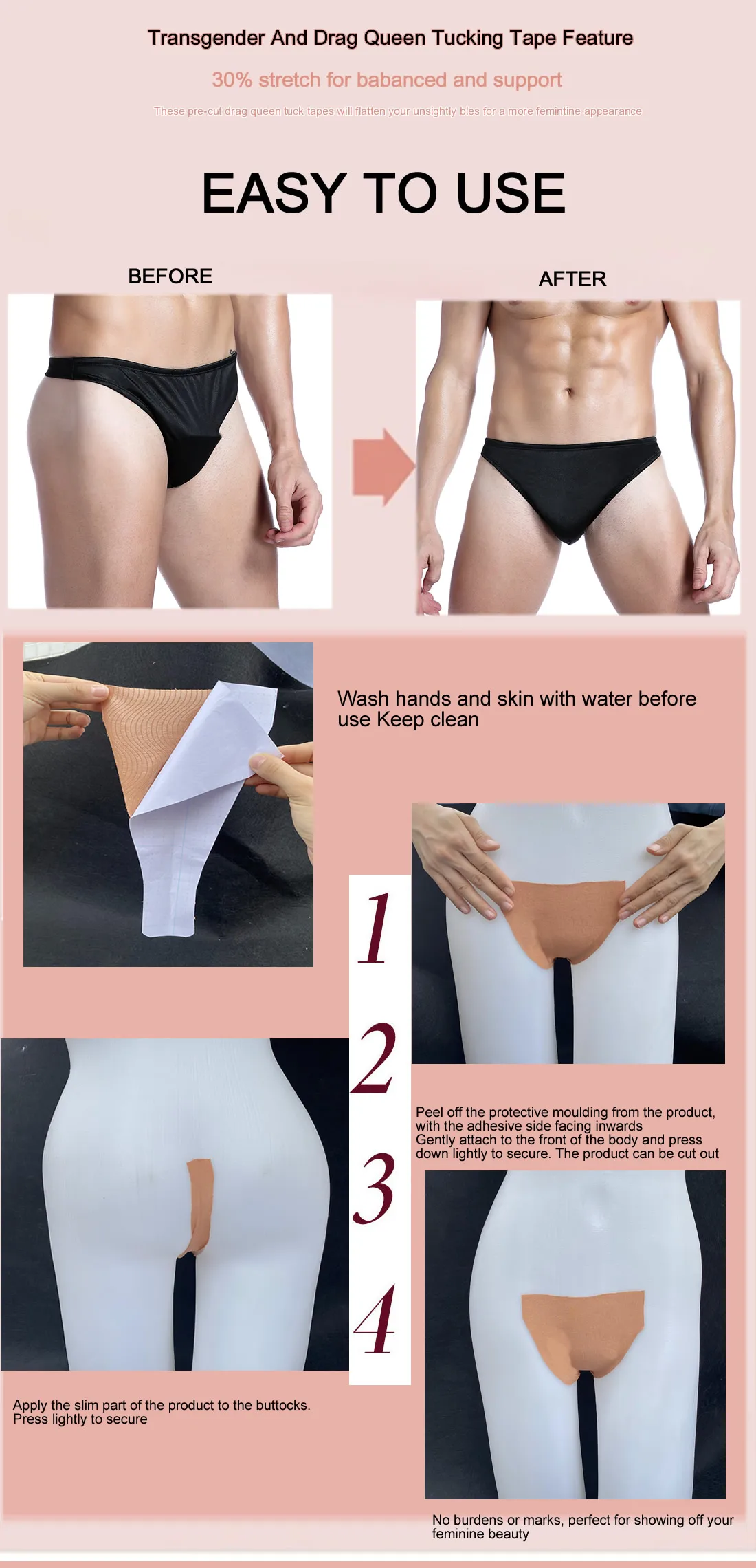 الثنية الشريط الثنية نفسك عدة ، بديل جاف ، المتحولين جنسيا ، نب ، سحب الملكات ، كروسدرسينغ