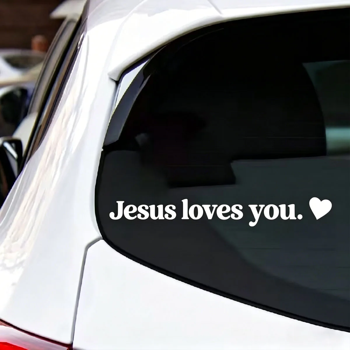 Car mirror stickers, religious theme - car mirror decals - for cars, etc. - ideal holiday gifts