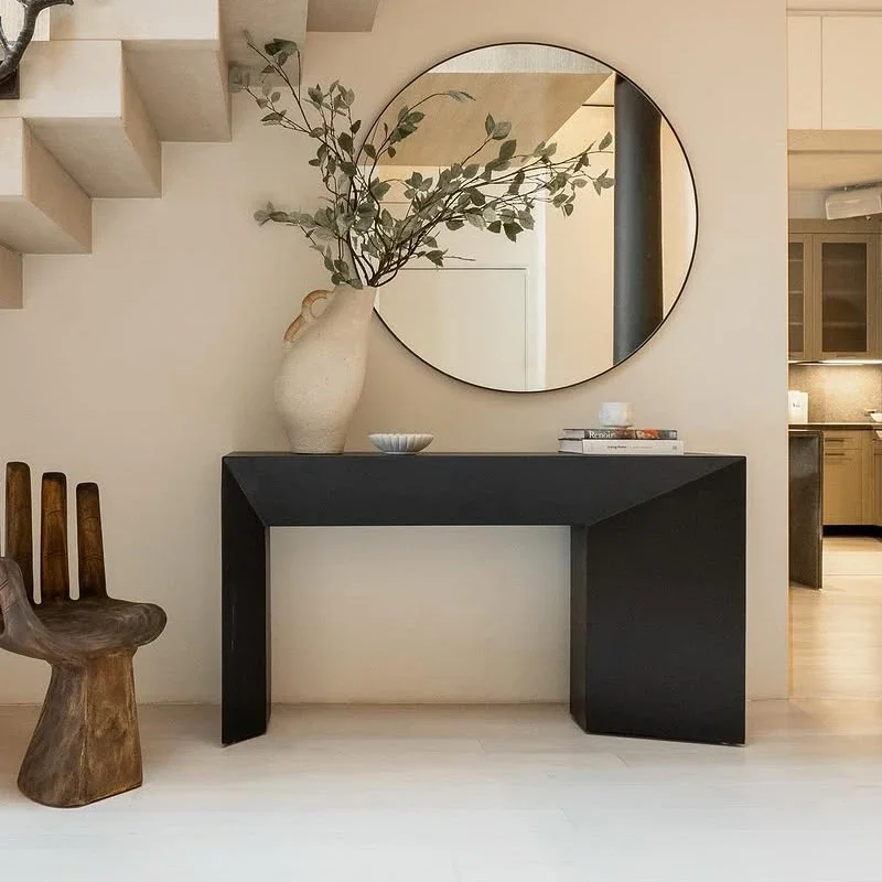 

For Modern Italian Console Table Minimalist Narrow Rectangular Luxury Console Table Trendy Entrance Console Meuble Furniture