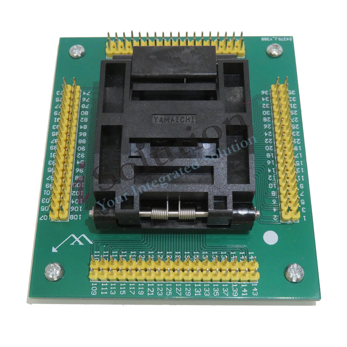 IC51-1444-1354-7 test seat QFP144 LQFP144 TQFP144  programming socket 0.5mm GP-QFP-144-0.5