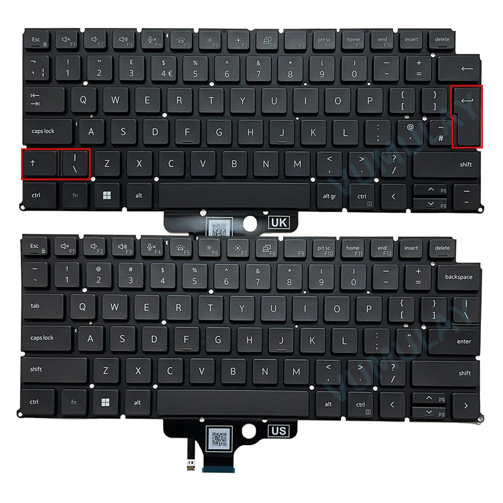 

US/UK Backlit Keyboard for Dell Latitude 5440 Precision 3480 2023 06HYFJ 02DJVH 003WM1 SN2B00B20 SN2B00X20 SG-B2770-2BA