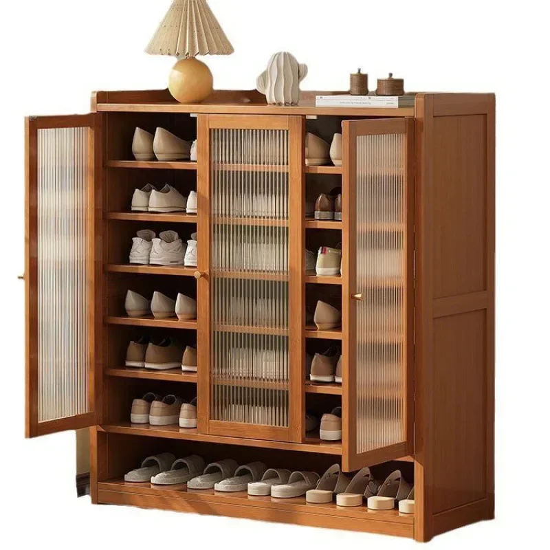 

Modern Holder Shoe Cabinets Simple Wooden Hallway Salon Design Nordic Shoe Cabinets Wooden Furniture Bedroom