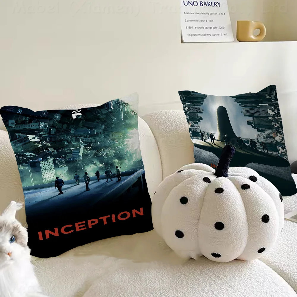 

Movie Director Nolan's Works Inception Pillow Cover Sofa Cushion Cover Home Room Decoration Children Gift