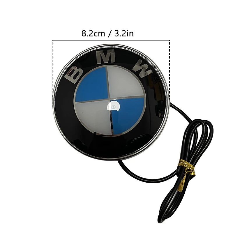 Lampe d\'insigne d\'emblème avant et arrière de logo de voiture, LED 4D, BMW E90, E91, E92, E93, E60, E61, F10, F07, E63, E64, F12, F13, F30, E87,