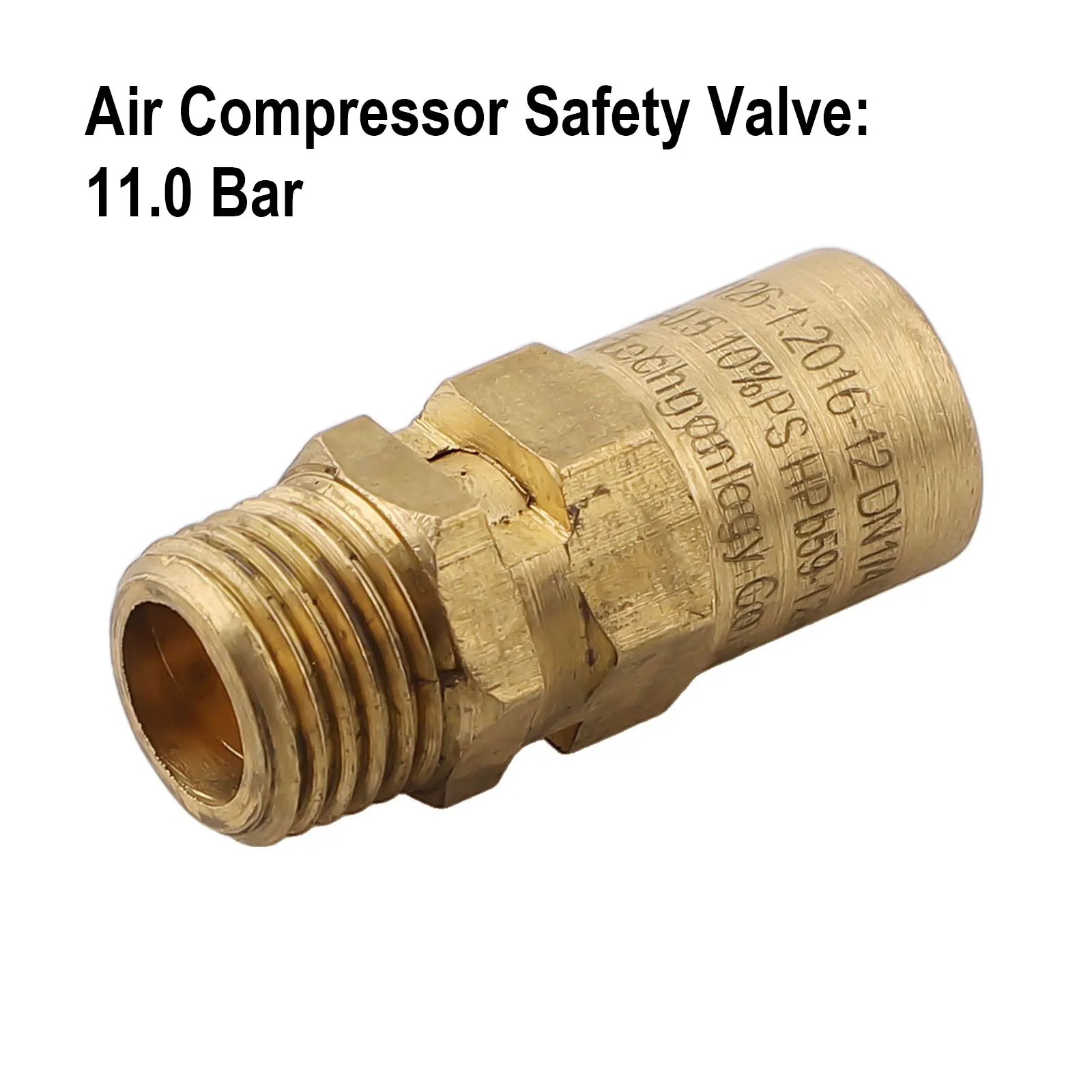 1/4 inch For BSP Air Pressure Safety Valve for For COMPRESSOR Tank Relief Valve Set at 9 BAR to 11 BAR Pressure Range