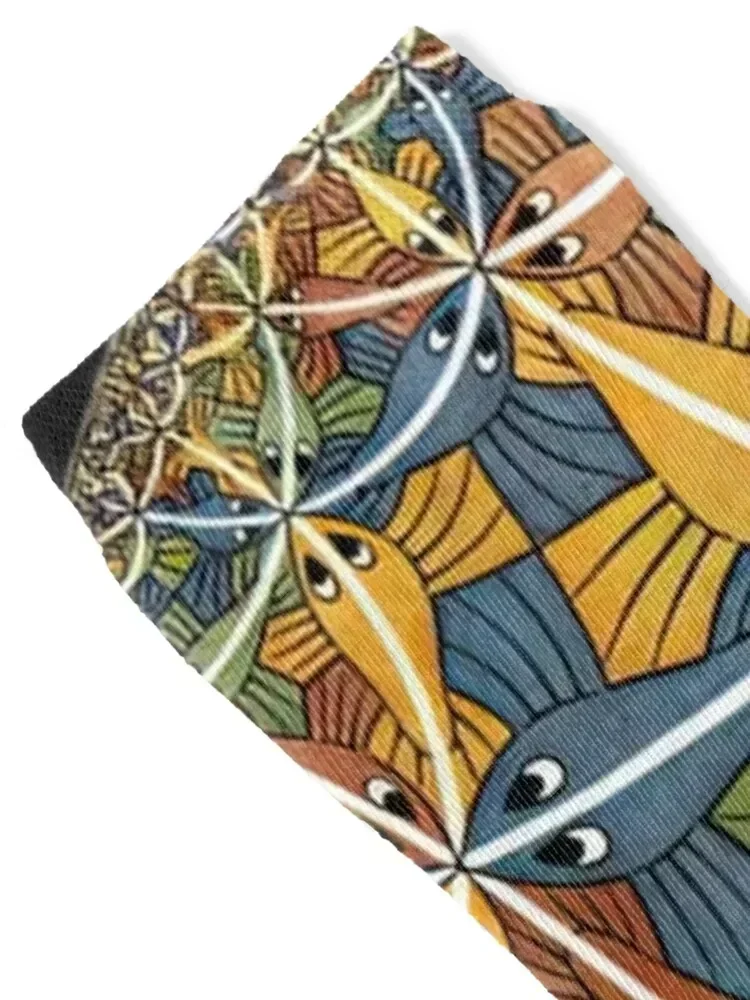 حدود الدائرة III بواسطة M.C. جوارب Escher لركوب الدراجات للرجبي للشتاء الدافئ جوارب نسائية للرجال