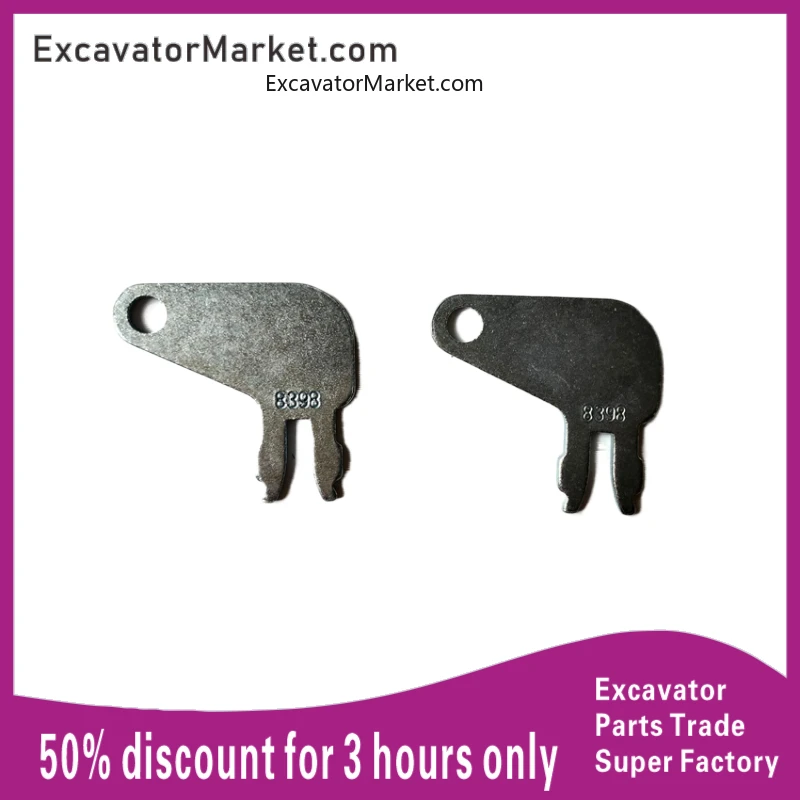 

Excavator Spare 2pcs 8398 Ignition Keys 8h5306 For Caterpillar Excavator Accessories