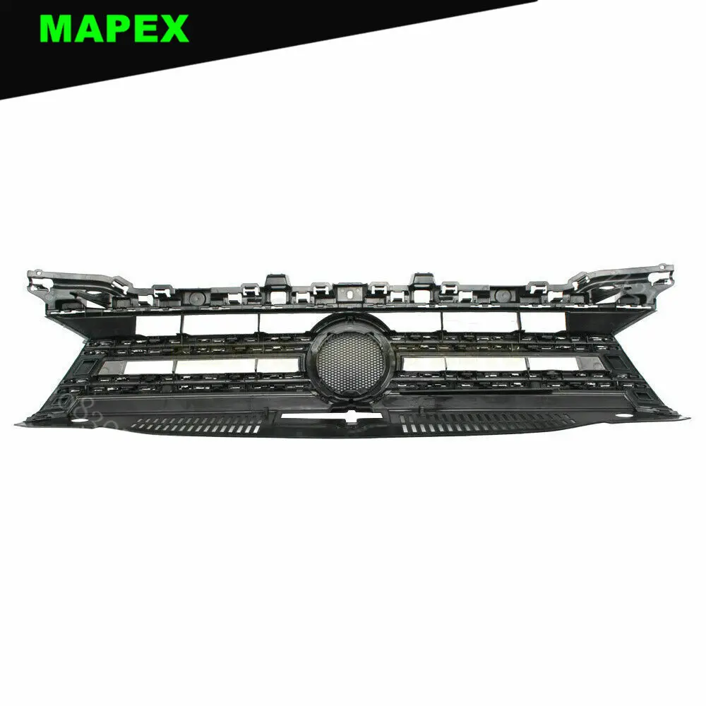 Fit 2012-2017 Volkswagen VW Tiguan Front Bumper Upper Grille Grill Chrome Trim