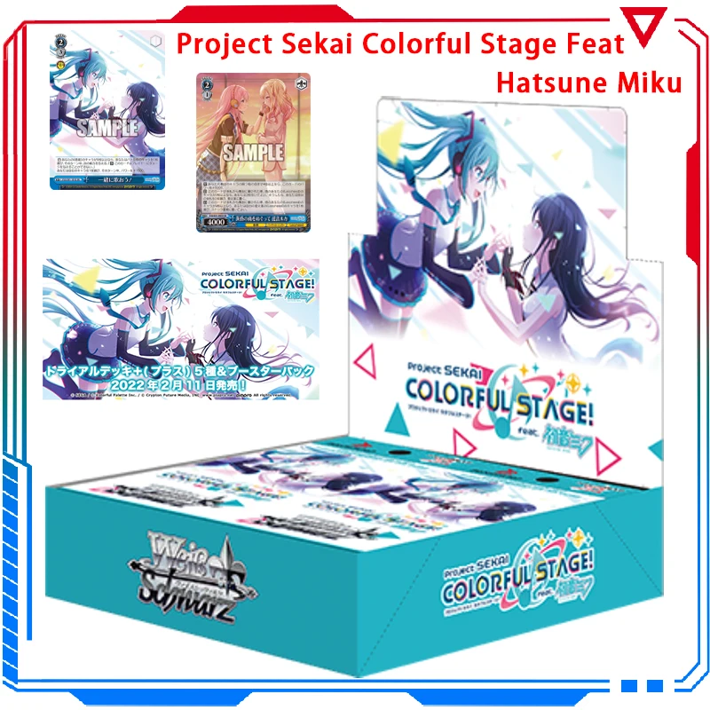 Projekt Sekai Bunte Bühne Feat. Hatsune Miku Echtem Weiss Schwarz Karten Anime Figuren Jungen Charakter Sammlerstücke Karte