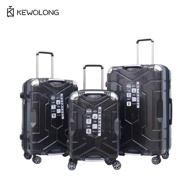 Bagaglio a mano moderno per PC da 20 e 24 pollici per viaggi d'affari - Valigia leggera dal design elegante con cerniera e ruote girevoli,