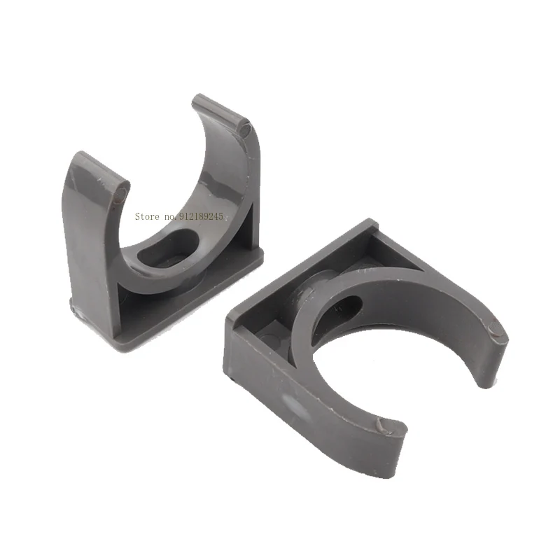 بولي كلوريد الفينيل مشبك أنابيب أنبوب المياه تركيبات ثابتة أبيض/رمادي لأنظمة السباكة 20 مللي متر 25 مللي متر 32 مللي متر 40 مللي متر-