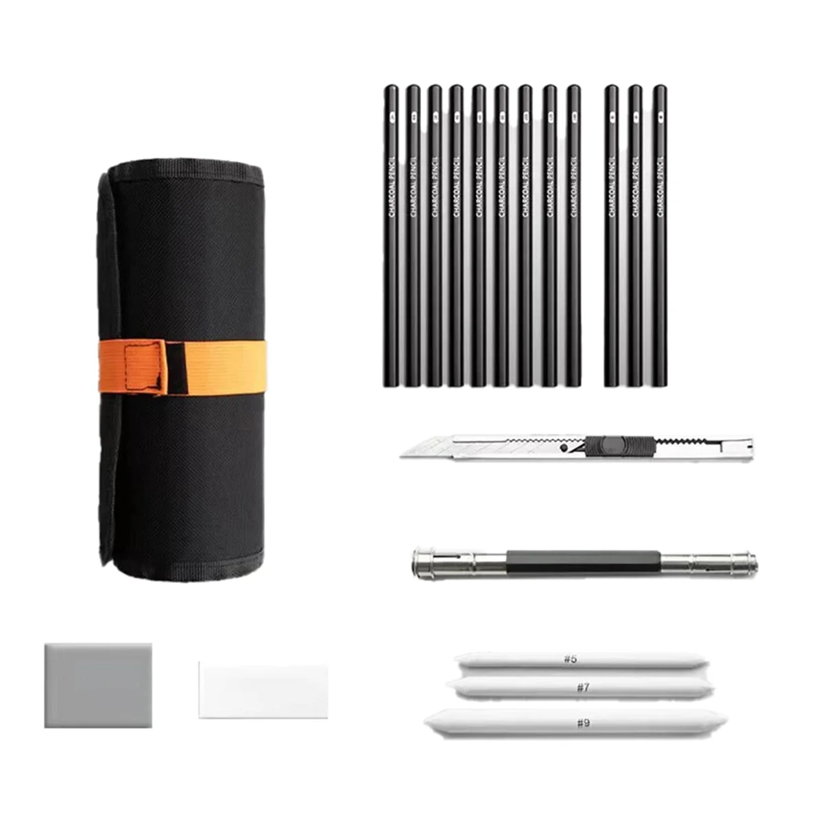 ABLG Sketching Pen Set Drawing Pen Sketching Pencil Student Drawing Art Drawing Brush HB Pen Curtain Set Box Style 38