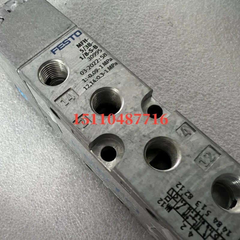 Festo FESTO Solenoid Valve 30995 MFH-5/3B-1/8-S-B In Stock