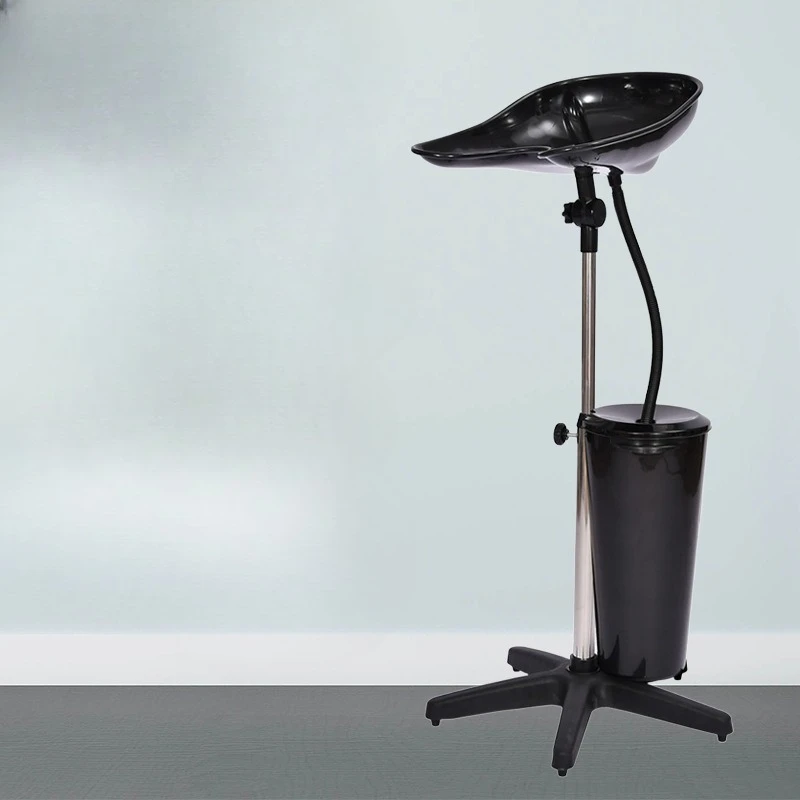Hair salon mobile vertical shampoo basin car flushing basin car portable mobile elderly pregnant women seated shampoo cart