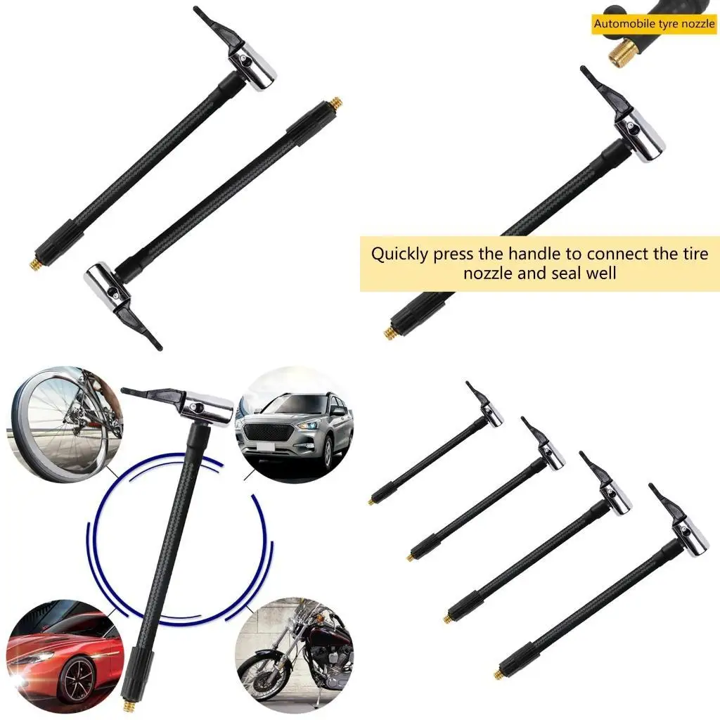 

31BC Flexible Extension Tire for Valve Adaptor Air Hose Inflator Adapter Standard Tire for Valve Thread Tire for Valve Chu