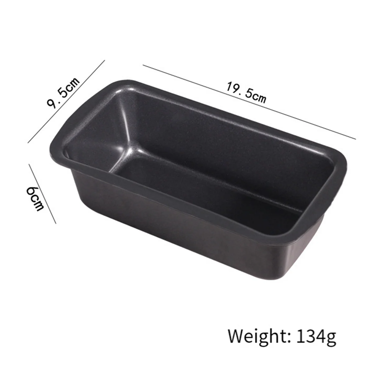 1Pc Loaf Pan Rectangle Toast Bread Mold Cake Mold Carbon Steel Loaf Pastry Baking Bakeware DIY Non Stick Pan Baking(S)