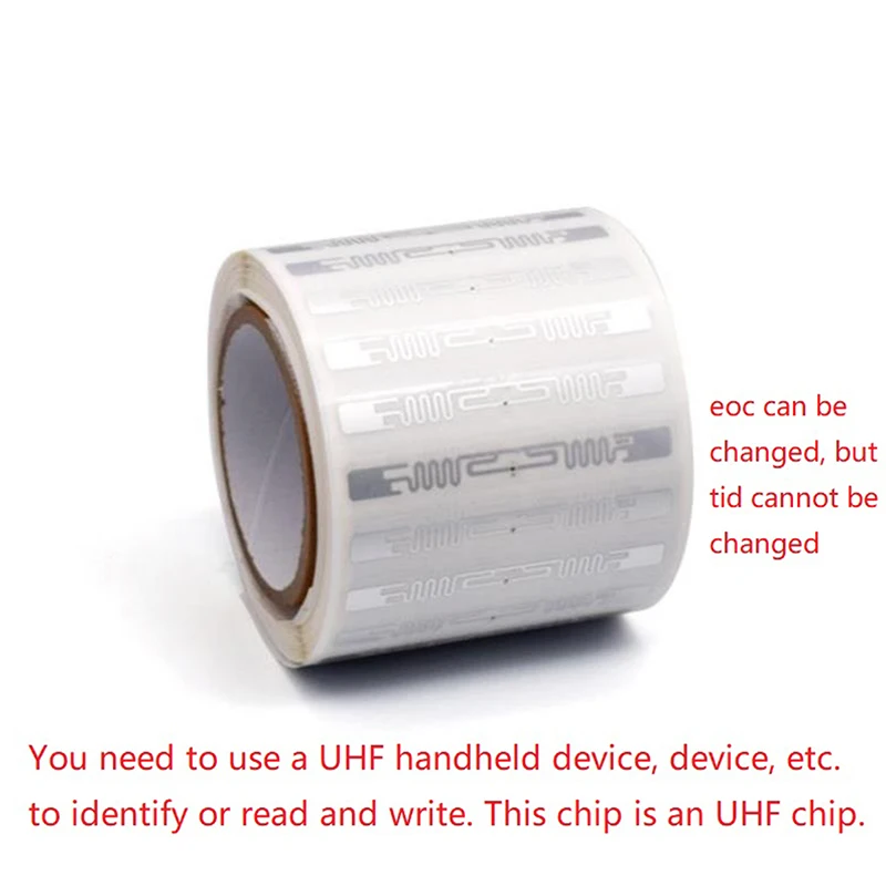 10PCS/lot Long Range RFID UHF Tag Sticker Wet Inlay 860-960mhz Alien U7 EPC