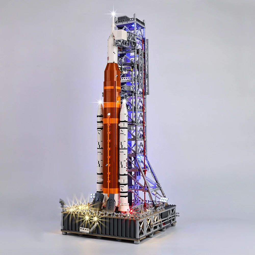 EASYLITE LED Light Set for NASA Artemis Space Launch System 10341 Model Bricks No Building Blocks【RC Sound Version】