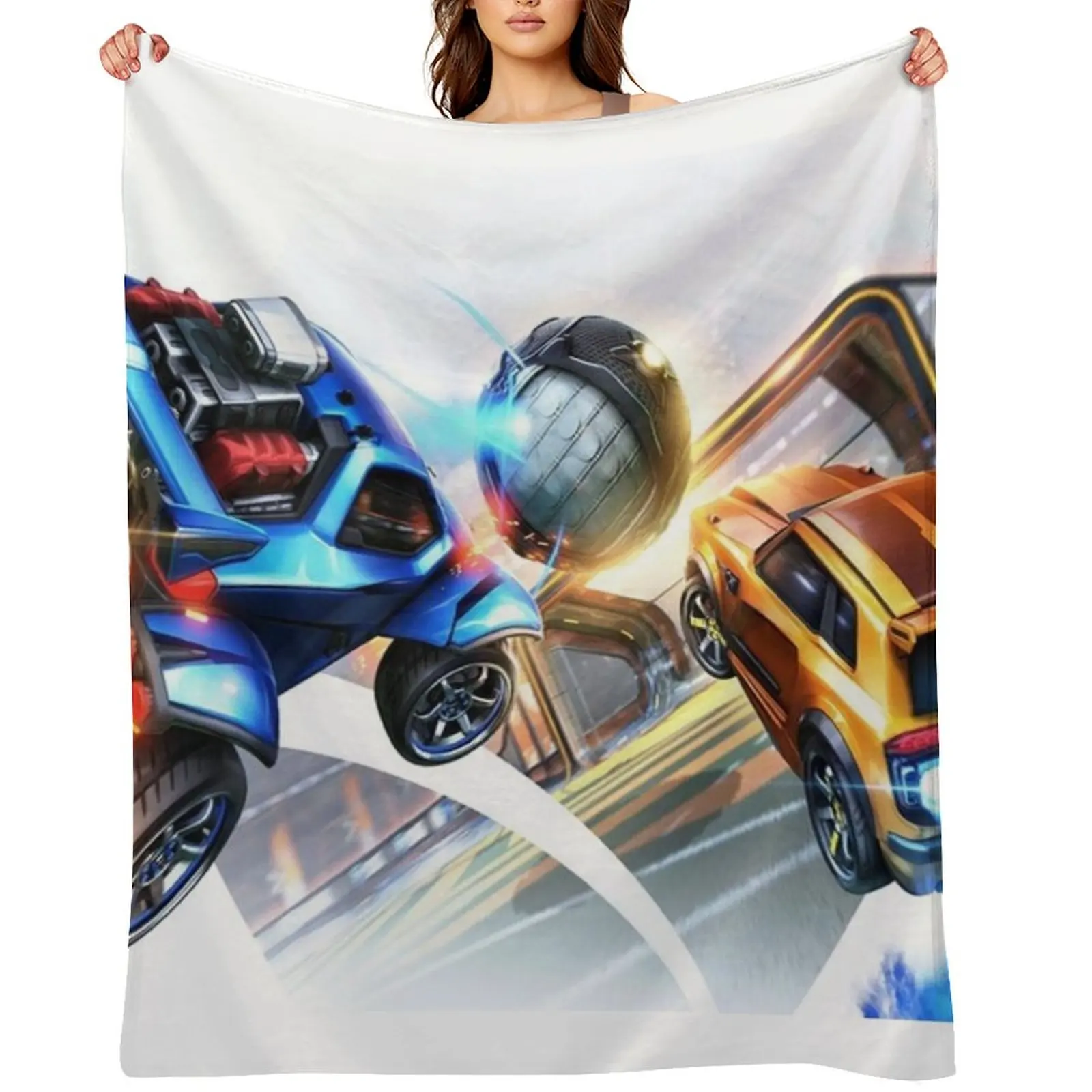 

Rocket Soccer Throw Blanket Luxury Thicken Soft Beds Moving For Baby Blankets