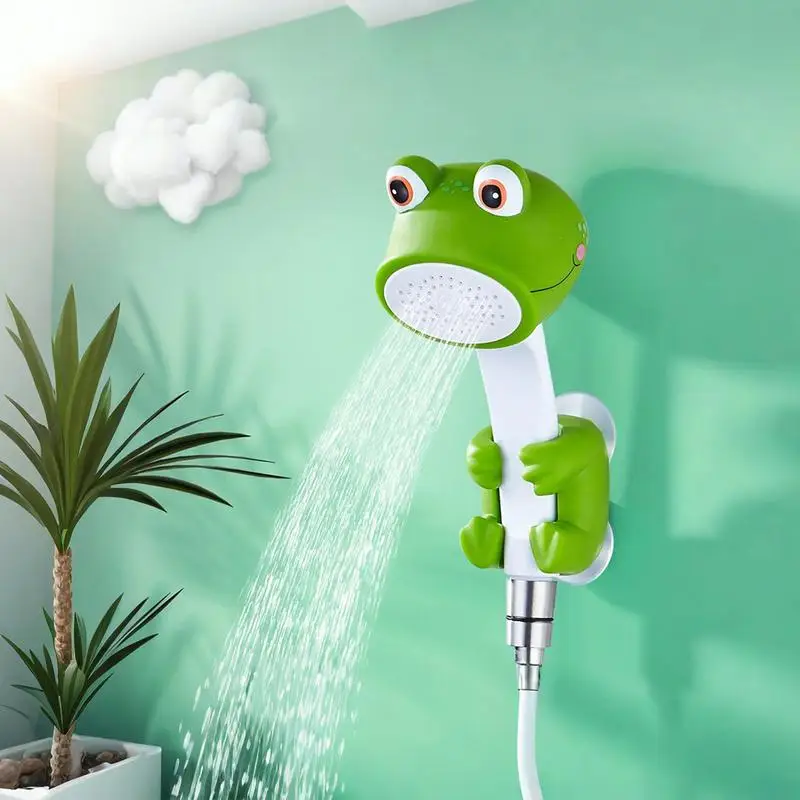 Bath Shower Head For Kids Cute Cartoon Frog Baby Bath Sprayer Kids Shower Head Toddler Shower Head Bathtub Sprayer Attachment