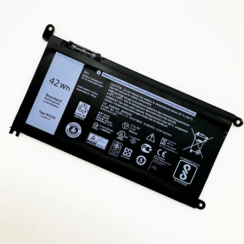 In Stock Laptop Battery WDXOR Compatible For Dell Inspiron 14 15 7560 7460 7472 7572