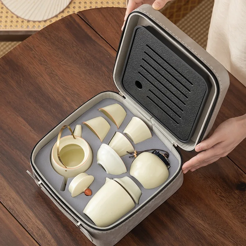 Set da tè Kung Fu portatile da esterno Tazza Kuaike da viaggio