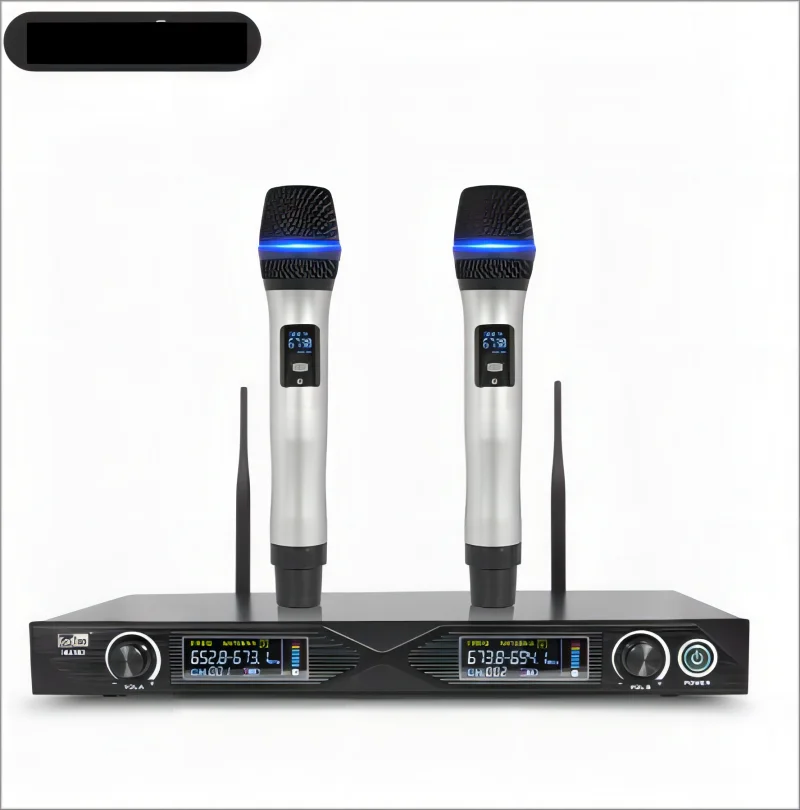 Oupushi HU302 karaoke wireless U-band one trail second hand handheld microphone for home performance KTV special microphone