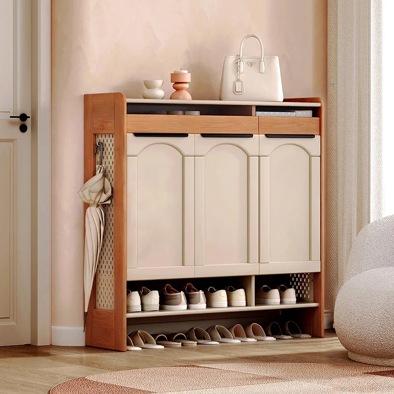 

Wooden Designer Shoe Cabinet College Dorm Essentials Nordic Shoe Shelf Vertical Modern Organizer Archivadores Home Furniture