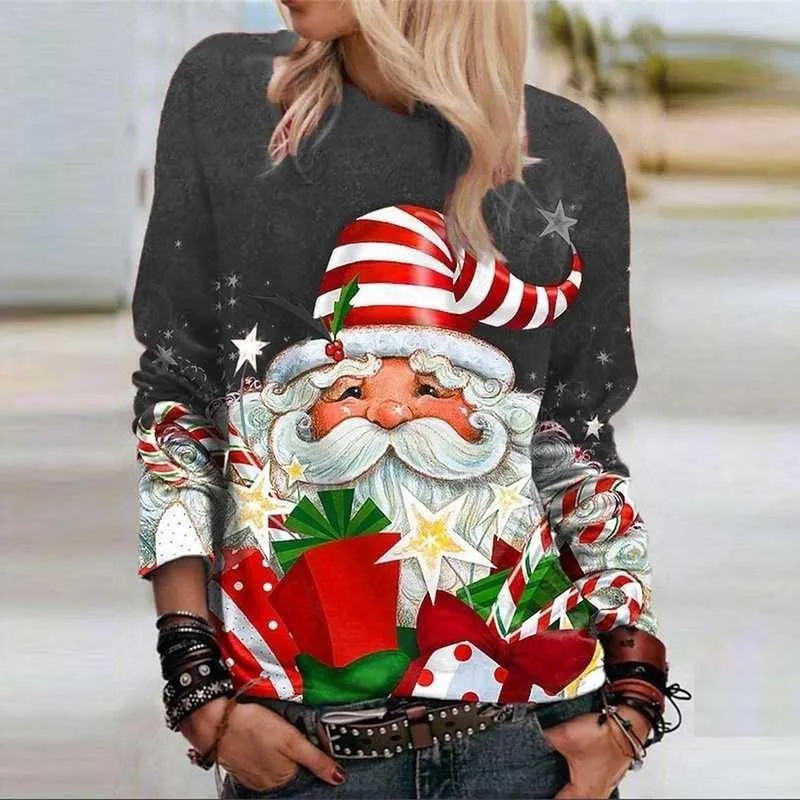 

Весенне-осенняя повседневная женская блузка с мультяшным принтом, модная, свободного кроя, ультратонкая, из материала Cleanfit, для ношения под одеждой