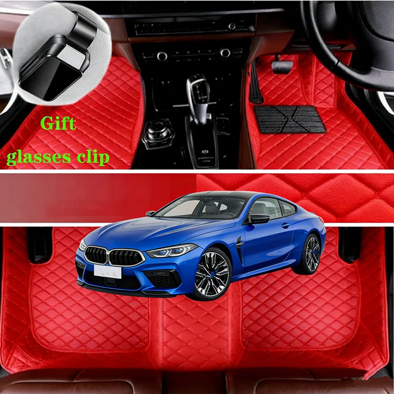 

Custom For BMW M8 F92 Coupe 2-door 2019-2026 Waterproof Car Floor Mats Car Accessories Carpets Covers Left /Right Hand Drive