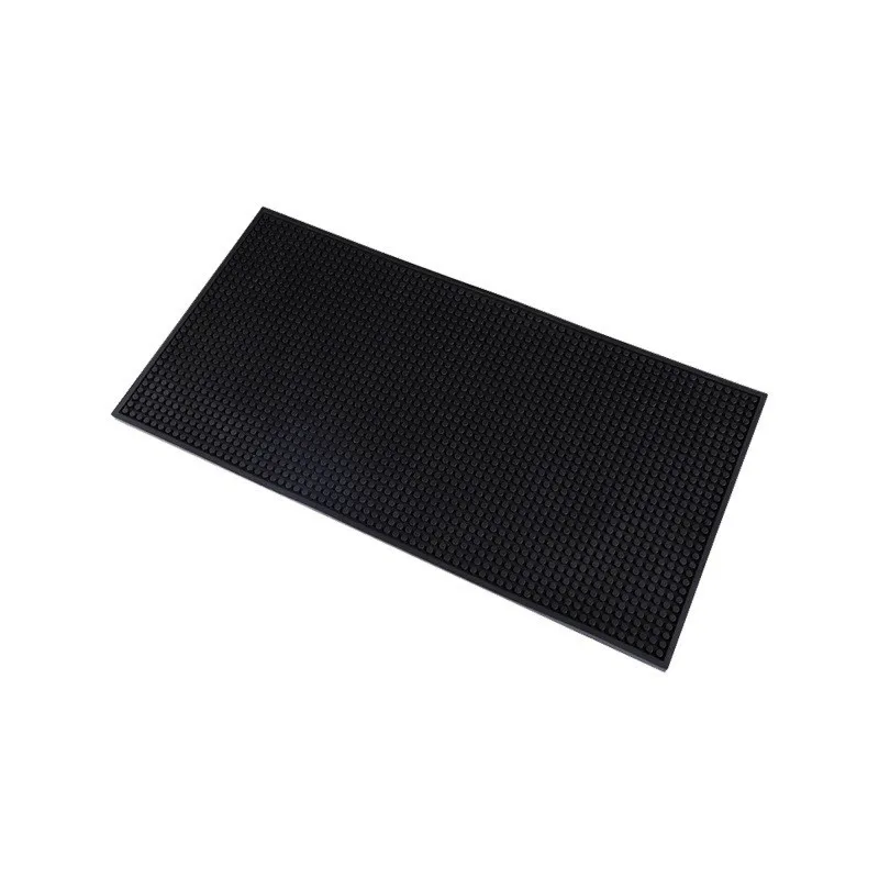 Waterproof Rectangular Bar Counter Mat Anti-Slip Pad for Tea op ake Cup Lemon Tea Pad Hammer Beat Tea Mat Dining Table Mat