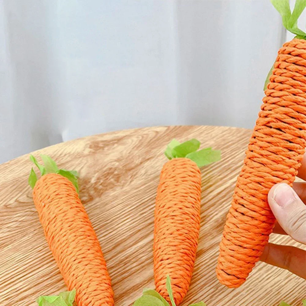 Simulated Carrot Pet Toy Cat Teeth Grinding And Biting Interactive Sound Toy image 3
