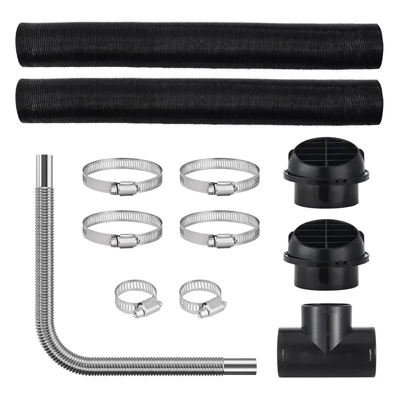 

A19F — комплект аксессуаров для дизельного нагревателя — шланг воздуховода (3 дюйма), выхлопная труба (1 дюйм), 2 вентиляционных отверстия, тройник, выходное отверстие