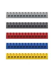 Compatible with  32018  Technical Brick 1 x 14 with Holes MOC Accessories Parts Assembly Set Bricks DIY Building Blocks