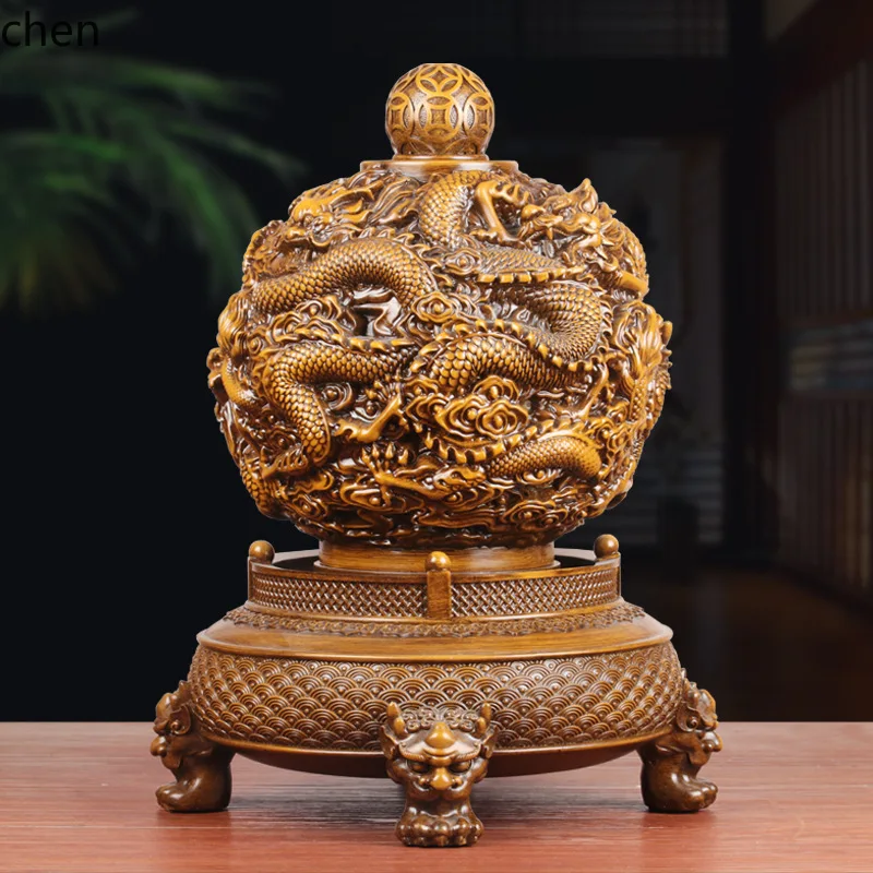 Xianglong Nine Turns of the Universe Tripod Ornament Living Room Entrance Boss Office Company Store Opening Gift