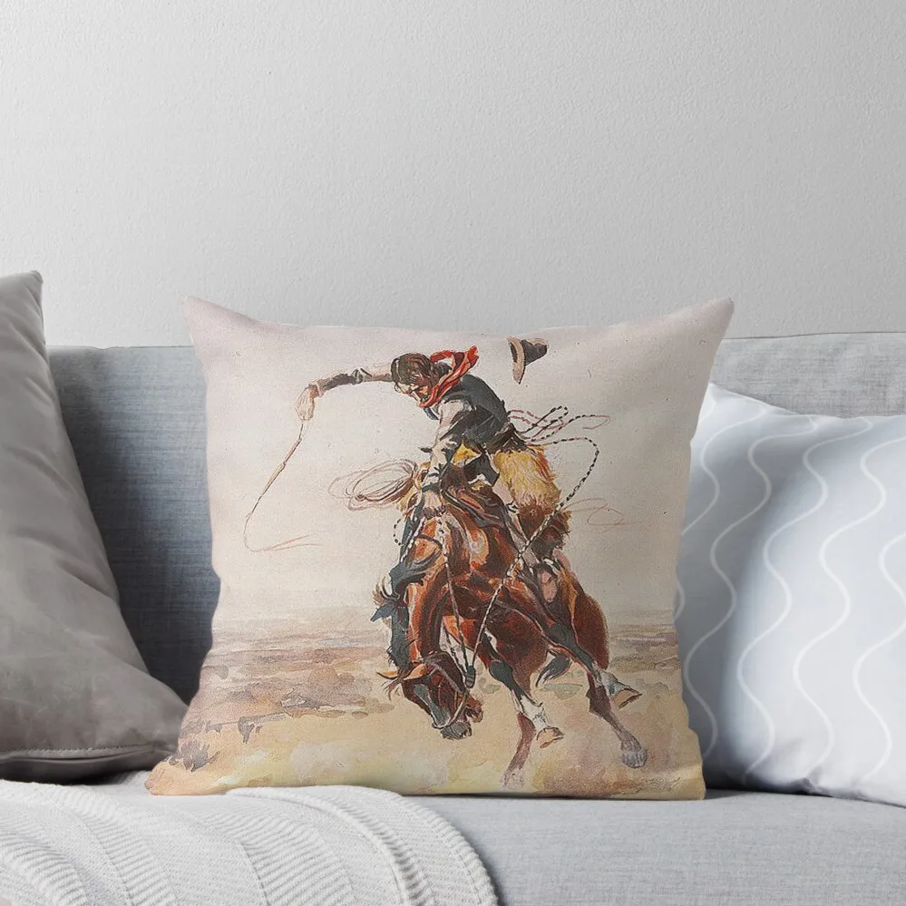 

Cowboy Life Throw Pillow Decorative Sofa Cushion christmas cushions covers New year Anime pillow