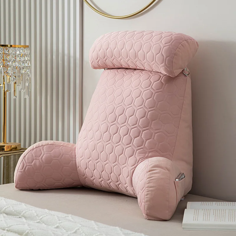 

New Summer Cooling Soft Cushion Bamboo Charcoal Pillow Bed Reading Pillows Comfortable Pillows Pregnant Women's Bedside Cushions