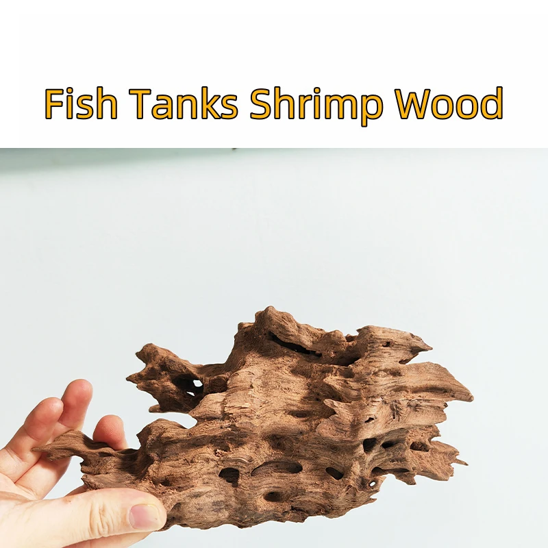 Natural Wood Accessories Driftwood Aquariums Shrimp Wood for Fishtank Decoration Aquarium Plant Holder Aquascaping Decorations