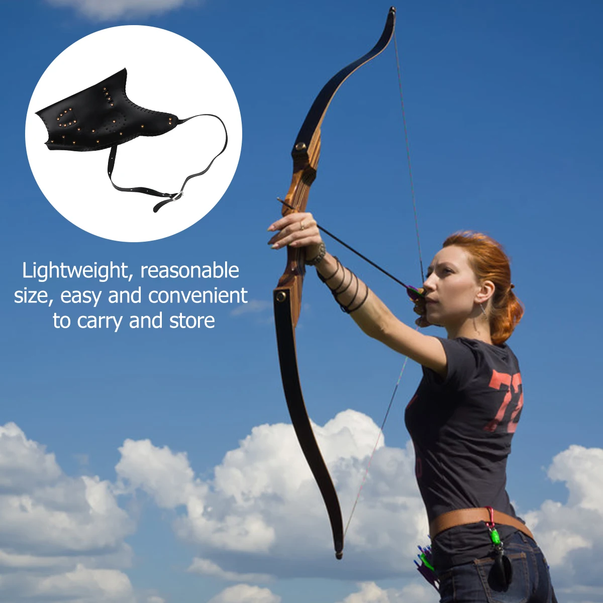 1 قطعة القوس الرماية حقيبة كبسولات اليدوية دائم القوس كم في الهواء الطلق السهم كيس التخزين السهم الحقيبة الانحناء حقيبة كبسولة #1