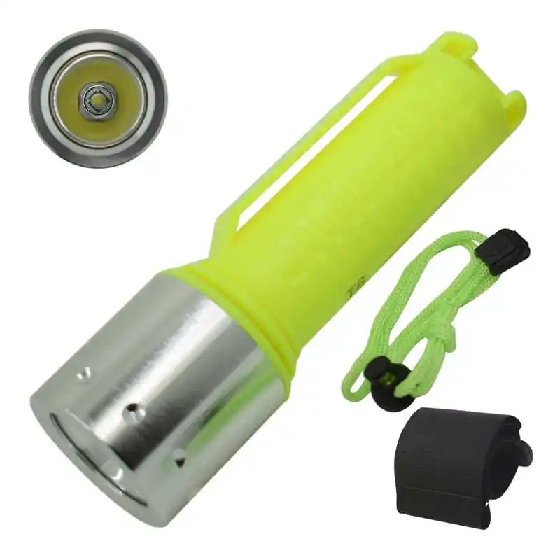 

Diving Flashlight LED Super Underwater Waterproof Torch Lamp Professional Flashlight For Diver Swimming Under Water Sport