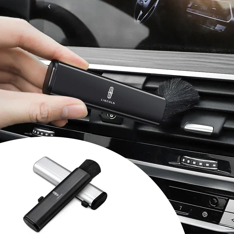 فرشاة تنظيف داخلية قابلة للسحب للسيارة فرشاة غبار من الصوف الناعم لينكولن مونديو MKZ MKX طيار الملاح كونتيننتال كورسير #1