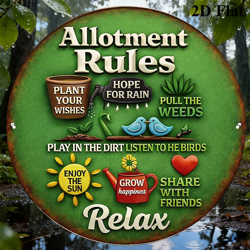 Suitable for All Seasons, 1pc, Round Wooden Sign, Vintage Decorative Plaque, Content 