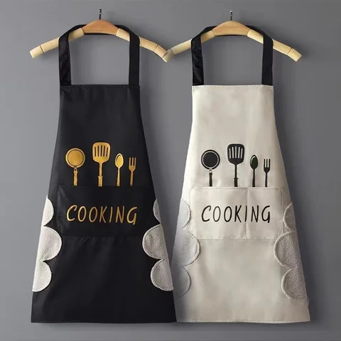 Waterproof Cute Sleeveless Apron for Home Cooking &amp; Cleaning