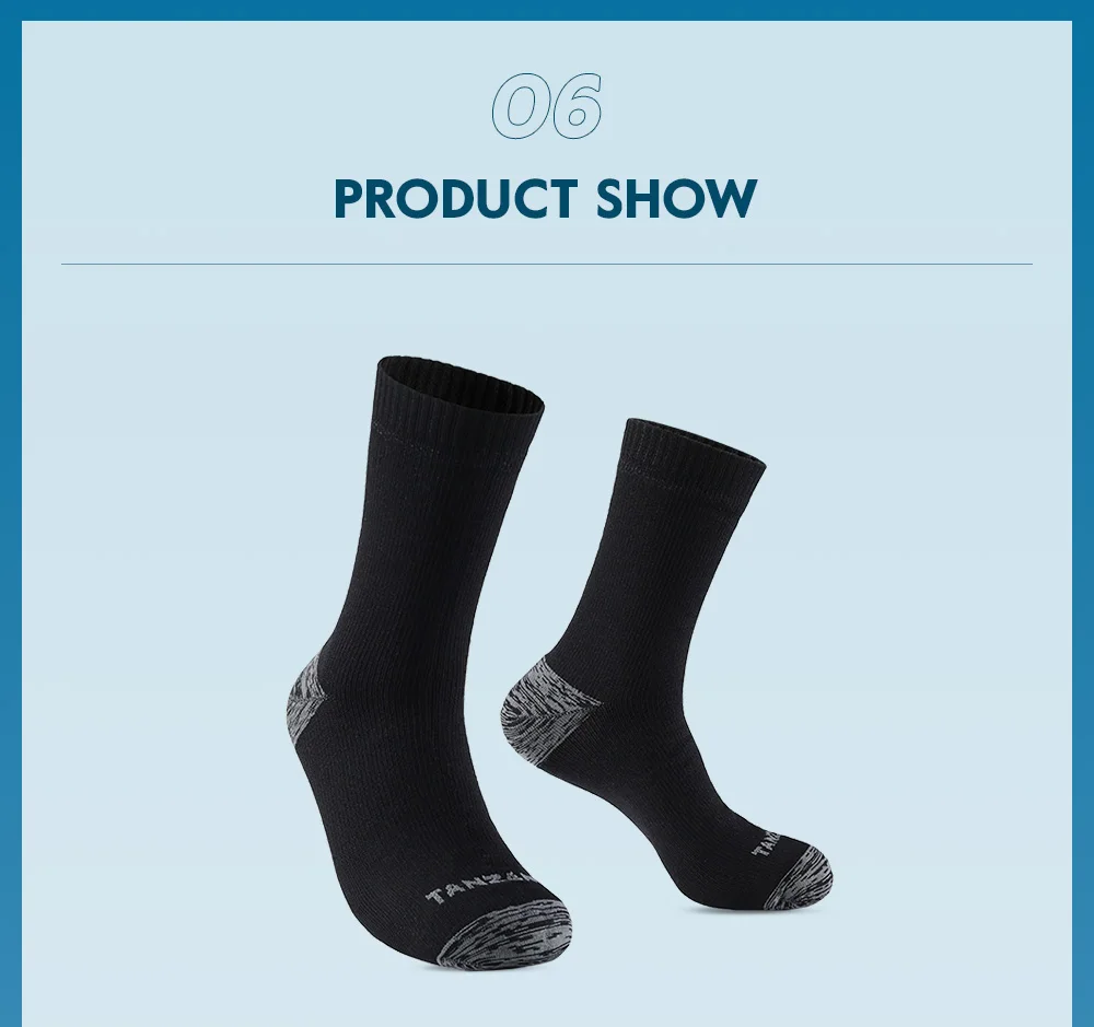 Calcetines impermeables para hombre, calcetín deportivo térmico cálido para nieve, MEMBRANES PORELLE, Snowboard, ciclism
