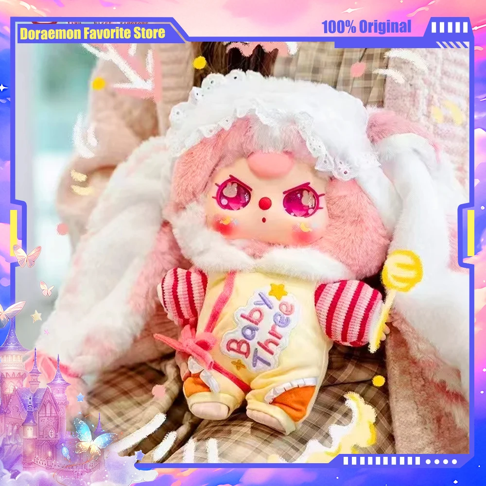 

New Baby Three 400% Goodnight Baby Series Blind Box Action Figure Toy Cute Kawaii Dolls Mystery Box Children Birthday Girl Gift