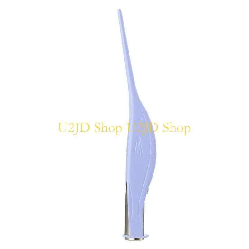 U2JD Ear Wax Removal Tool Ear Tweezers Built-in LED Light Ear Cleaning Care Tweezers Ergonomically Designed Handle for Family
