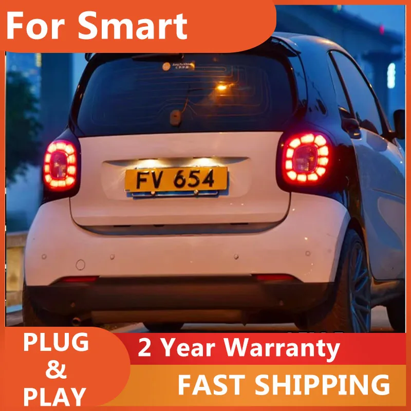 

Car Accessories for Benz Smart Tail Lights For W453 Taillights Rear DRL Fog Brake Turn Signal Reversing